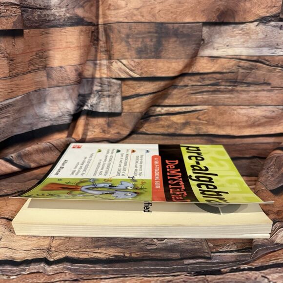 Pre-Algebra DeMYSTiFieD Self-Teaching Guide Allan Bluman McGraw Hill Math Book - Picture 5 of 8